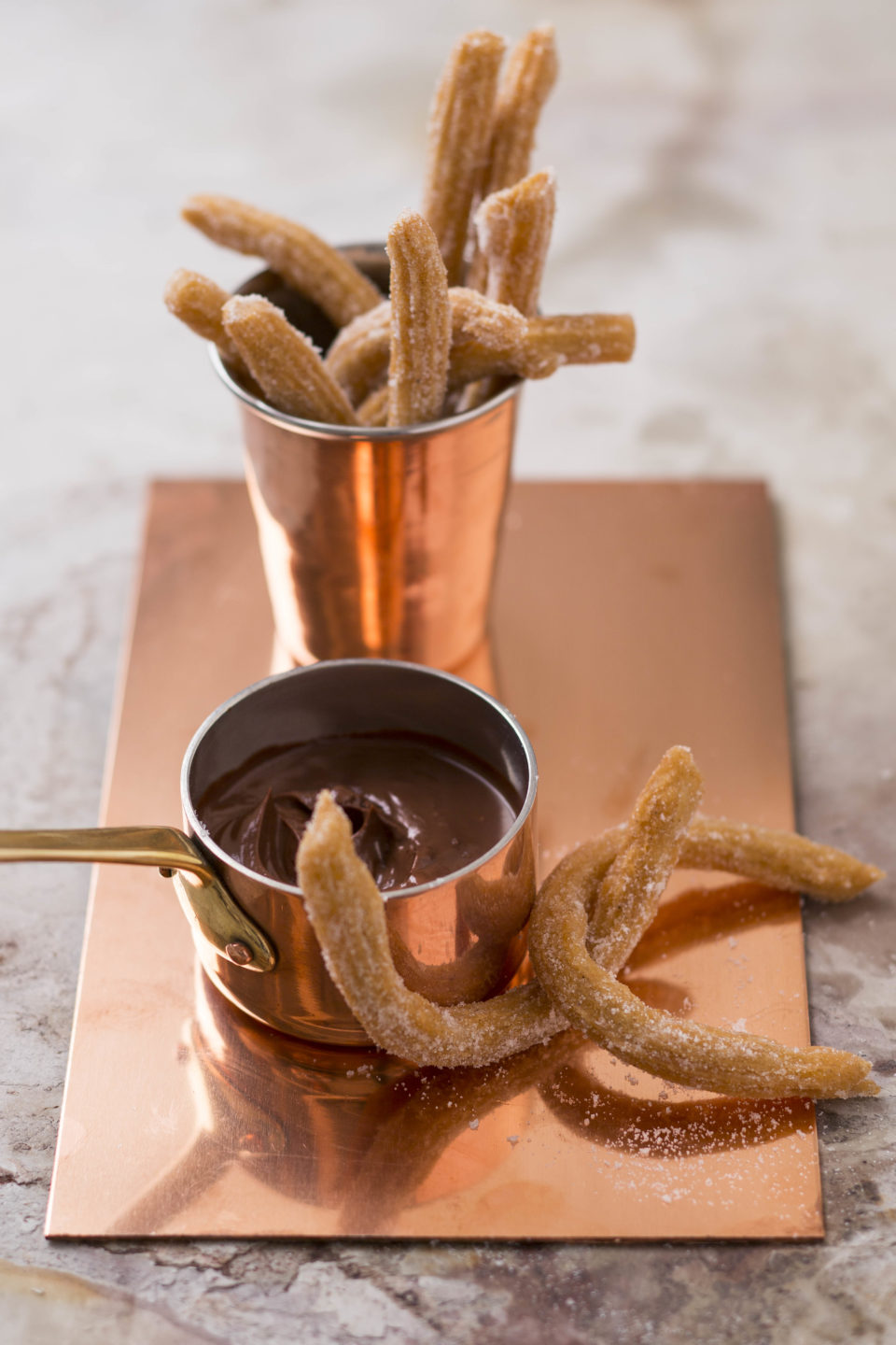 Spiced Churros & Nyangbo Dark Chocolate and Chilli Dipping Sauce (1)