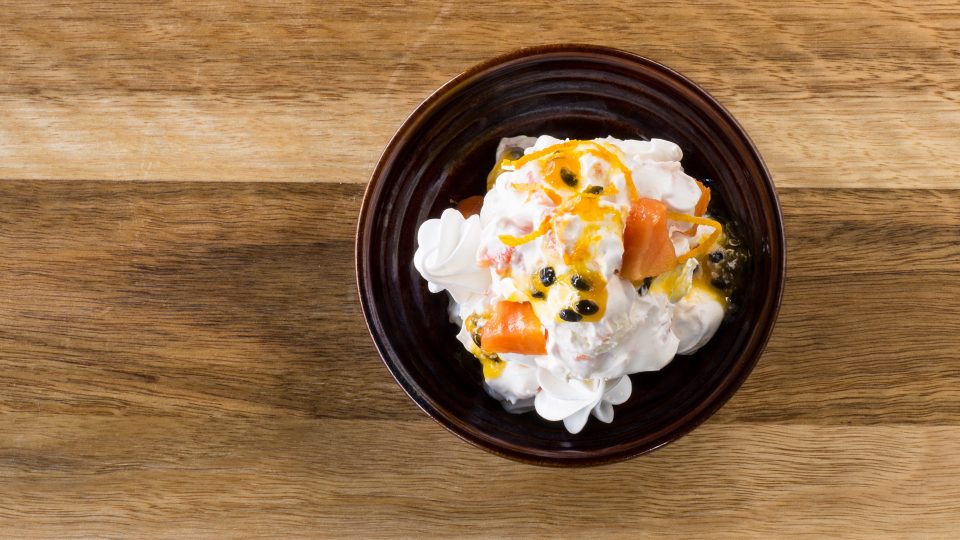 grazing-room-eton-mess-meringues-with-papaya-passionfruit-and-orange-blosson-chantilly