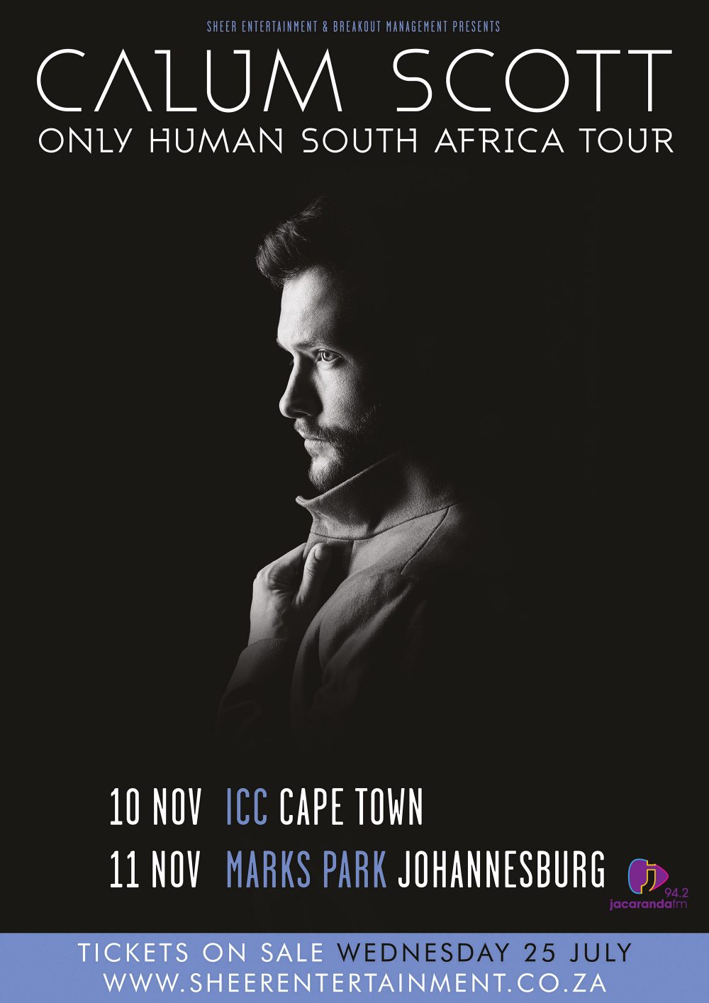 Calum Scott Live In South Africa |  ‘Only Human’ South African Tour 1